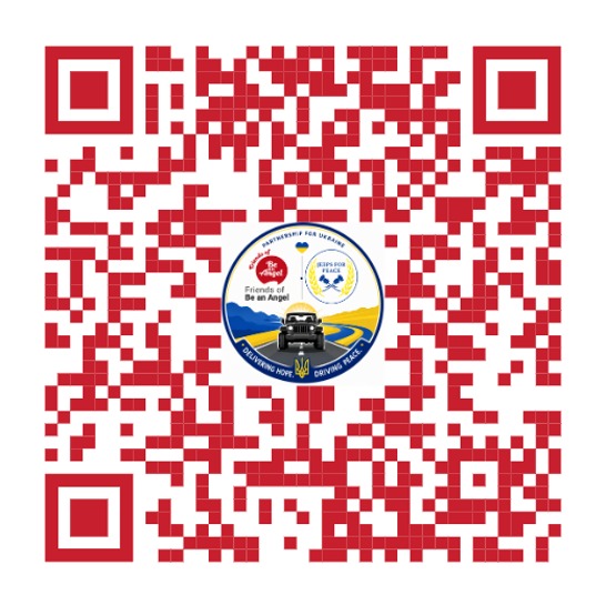 QR code to donate to Jeeps for Peace
