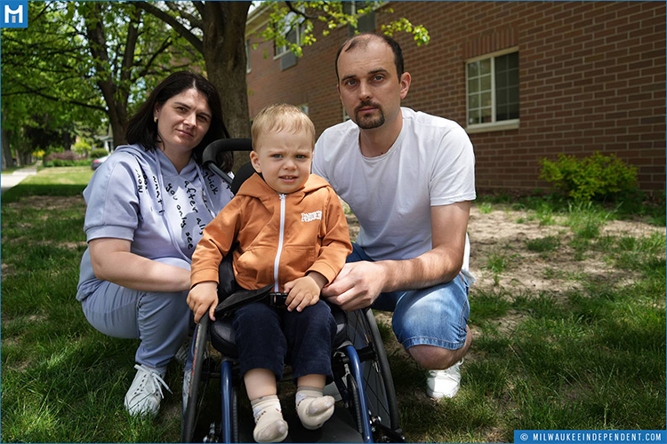 Milwaukee offers ukrainian refugee family life saving treatment for son’s genetic condition